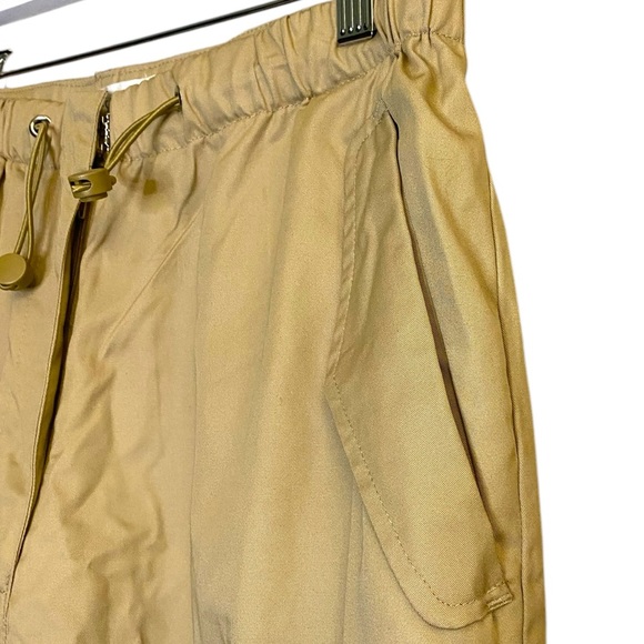 AVEC LES FILLES Parachute-Style Pants in Khaki Size Small - Picture 4 of 10